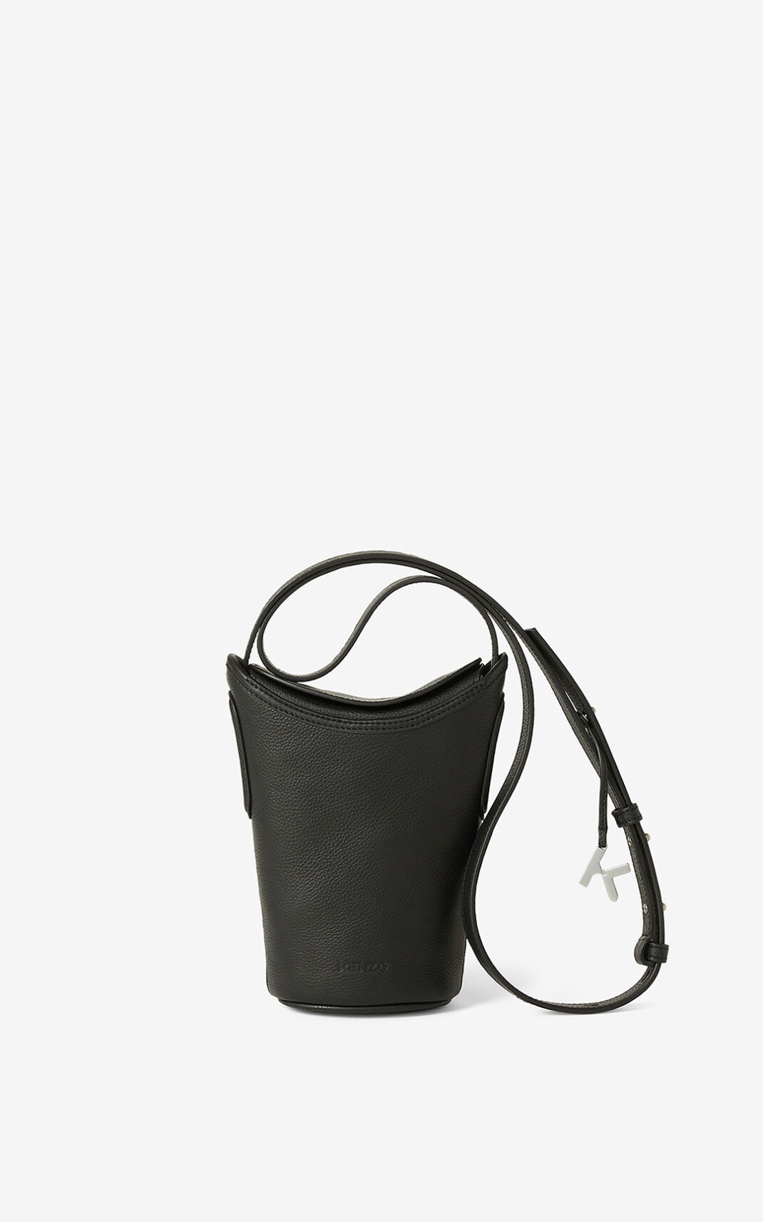 Bolso Shopping Kenzo Small Onda Cuero Mujer Negras - SKU.2252550